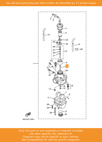 Yamaha nozzle main - yamaha, nozzle,