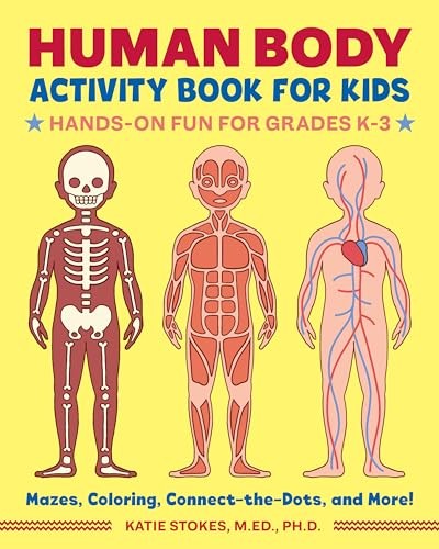 Human body activity book - book, for