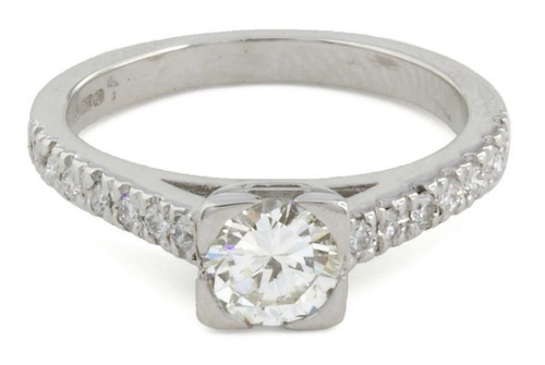 18ct white gold - white,