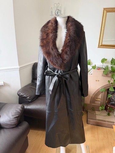 Zara faux leather coat with - zara,