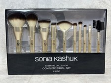 Sonia Kashuk Essential Collection Complete Makeup Brush Set 10pc - New, Sealed!