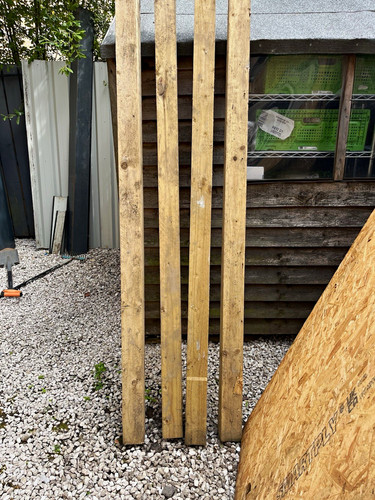 Fence posts approx 8ft - 4, x