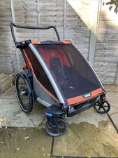 Thule Chariot Cross Double Child Bike Trailer/Buggy