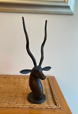 Antelope Head Ornament ... cast iron