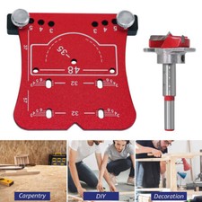 35mm Multi-purpose Hinge Hole Locator Jig Kitchen Door Cabinet Drill Guide Hole