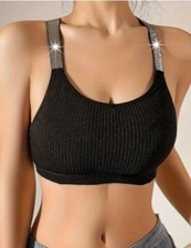 Women Tank Top Knitted sports