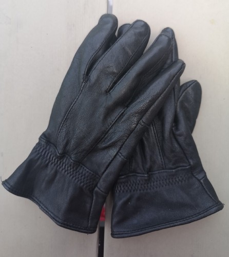 Vintage soft black leather