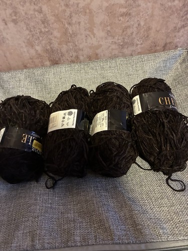 50g balls chenille yarn - balls,