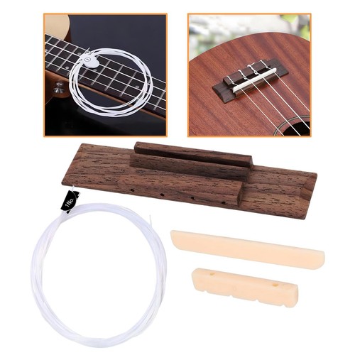 Ukulele bridge strings - ukulele,