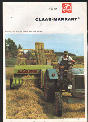 Claas markant pick up baler - claas, pick-up
