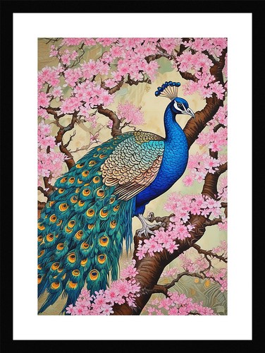 Sophisticated peacock art - sophisticated,