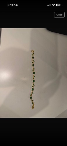 Tulip bracelet emerald green - tulip,