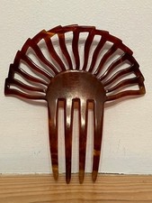 Faux tortoiseshell hair comb