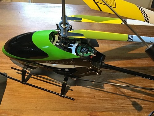Radio controlled helicopter - controlled,