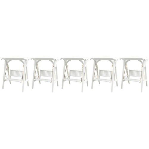 Lovely white mini swing - mini,