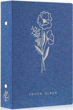 Photo Album 6X4 Slip In, Linen