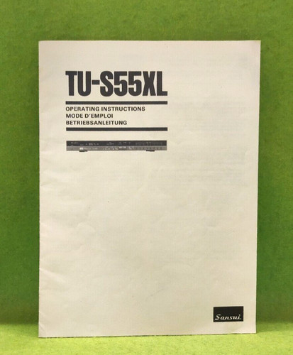 Sansui s55xl stereo - tu-s55xl,