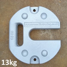 13kg cast iron gazebo weighted - 13kg,