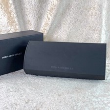 RICHARD MILLE Watch Travel Carry Case Black Rectangle for 3 Watches in Box