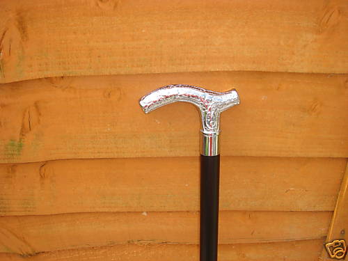 Gentlemens silver handle - silver,