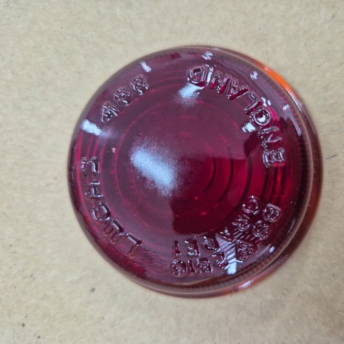 Genuine lucas glass red - lucas,