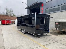 Black Mobile Food Trailer |