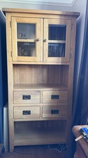 Vancouver Oak Display Cabinet