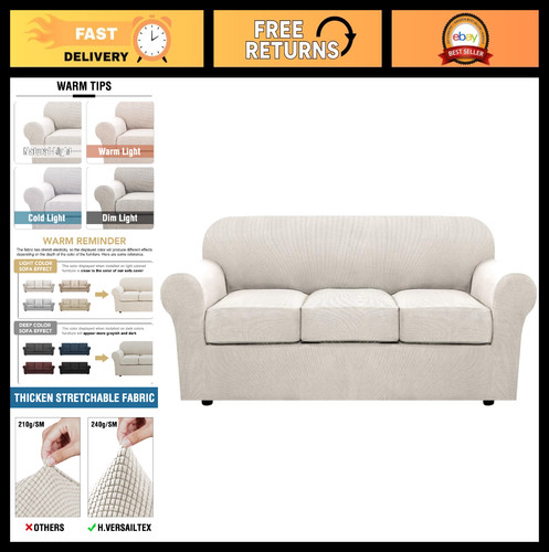 Piece stretch sofa covers - 4-piece,