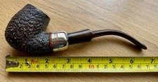 PETERSON'S of  DUBLIN - LARGE MEERSCHUAM (DARK STAIN) - Plip - SILVER MOUNT
