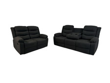 Platinum Grey Fabric Recliner