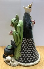 Jim Shore, Disney Traditions, Wicked, Evil Queen and Witch Figurine, Superb