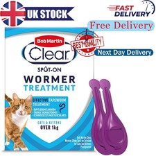 Clear Spot On Wormer for Cats