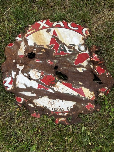 Texaco vintage enamel - vintage,