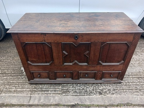 Georgian oak panel mule - panel,