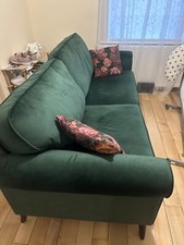 SCS 3 Seat Dark Green Sofa