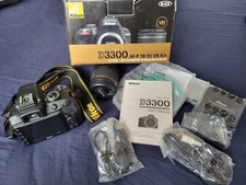 Nikon D3300 DSLR, AF-P DX Nikkor 18-55 f/3.5-5.6G VR Kit.(Immaculate Condition)