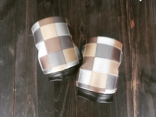 Patchwork metallic leatherette - patchwork,