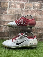 Rare Nike T90 Air Zoom III Total 90 Silver/Red Uk 7 Fg 308229 101