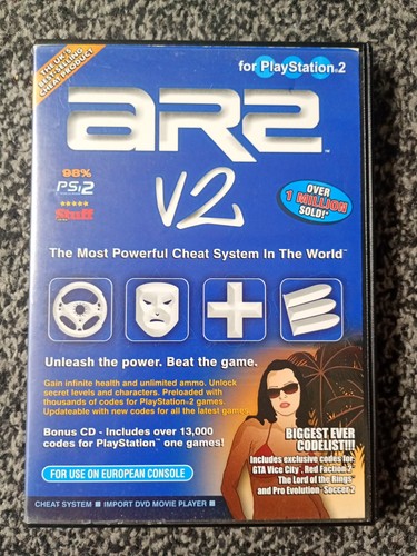 Ps2 action replay ar2 - ps2, v2
