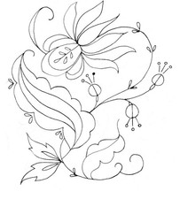 Embroidery Transfer Iron On