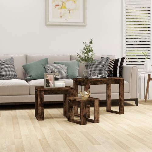 Industrial wooden 3pcs nesting - industrial,
