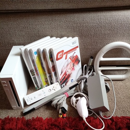 Nintendo wii console with - console, 6