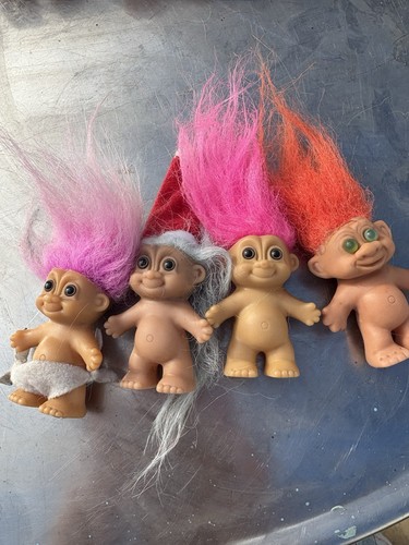 Vintage small troll dolls - vintage,