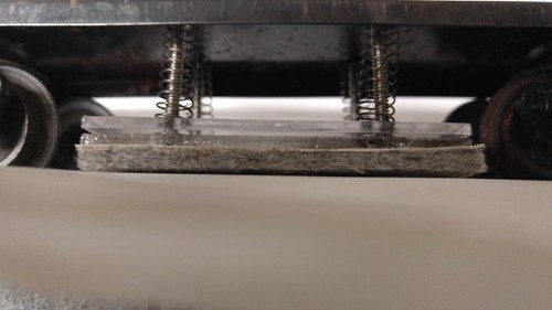 Gauge train track - track, cleaner