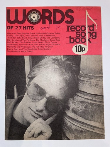 Words song book magazine - words,