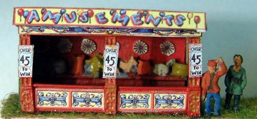 Funfair darts side stall - darts, nq5