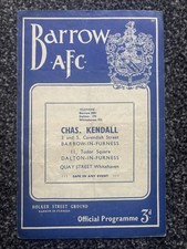Barrow AFC Programme
