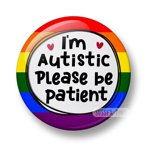 Autism awareness pin badges - autism,