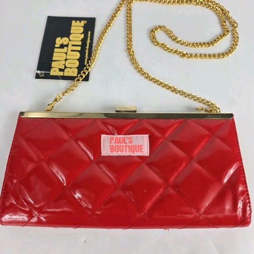 Paul boutique red quilted - paul's,