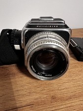 Hasselblad 500C With 80mm Zeiss Planar  Lens. Good Condition. Includes Polaroid.